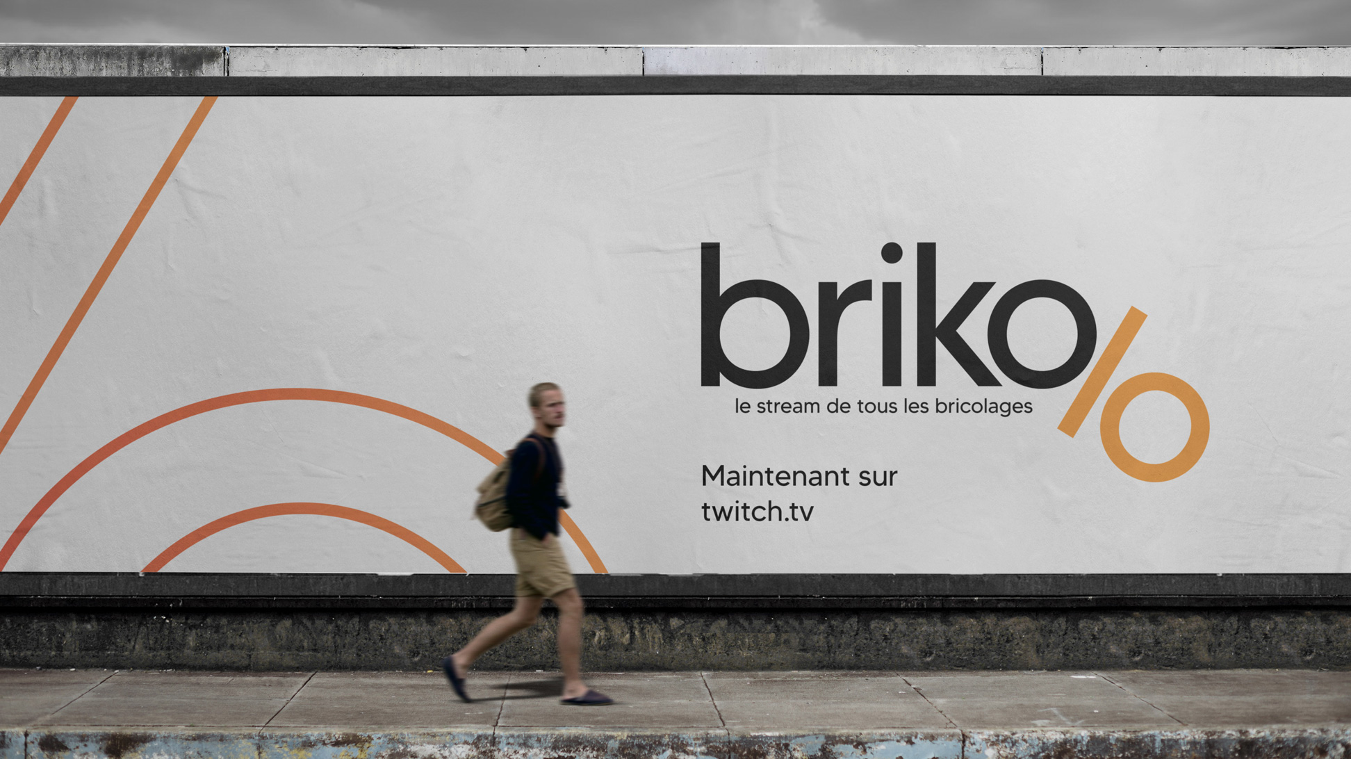 affiche avec le logo Brikolo
