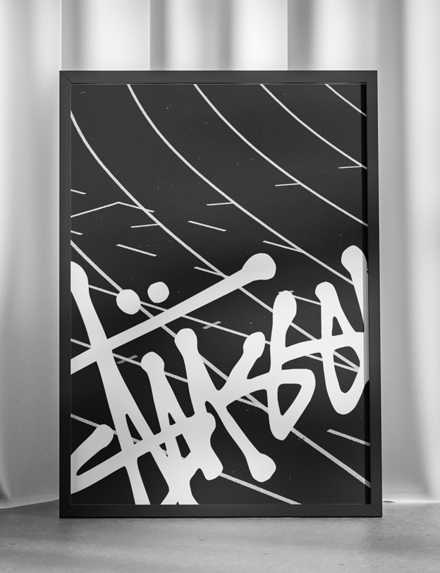 Affiche graphique Stüssy