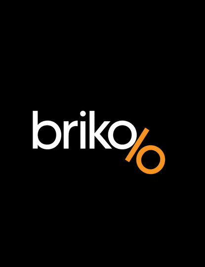 Animation en motion design du logotype de Brikolo, le stream de tous les bricolages.