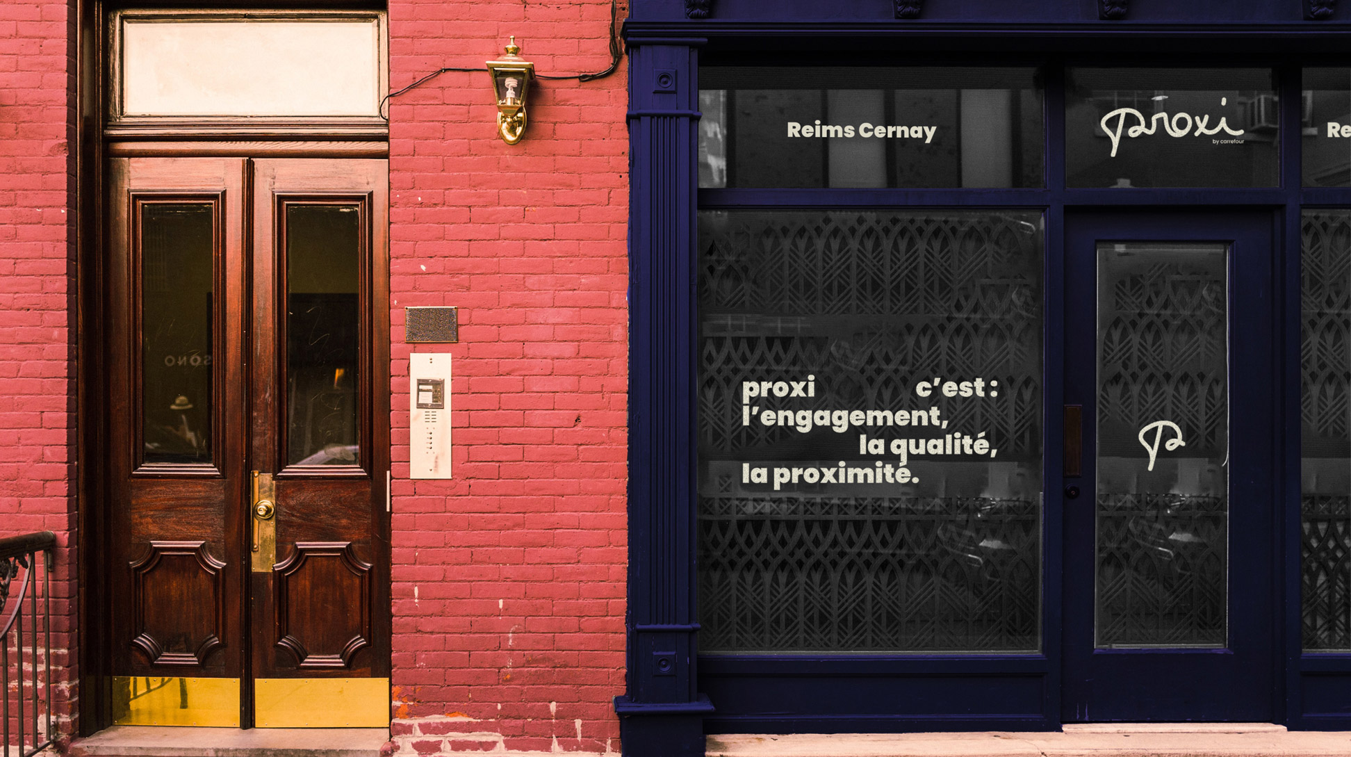 Photographie d'une boutique Proxi.