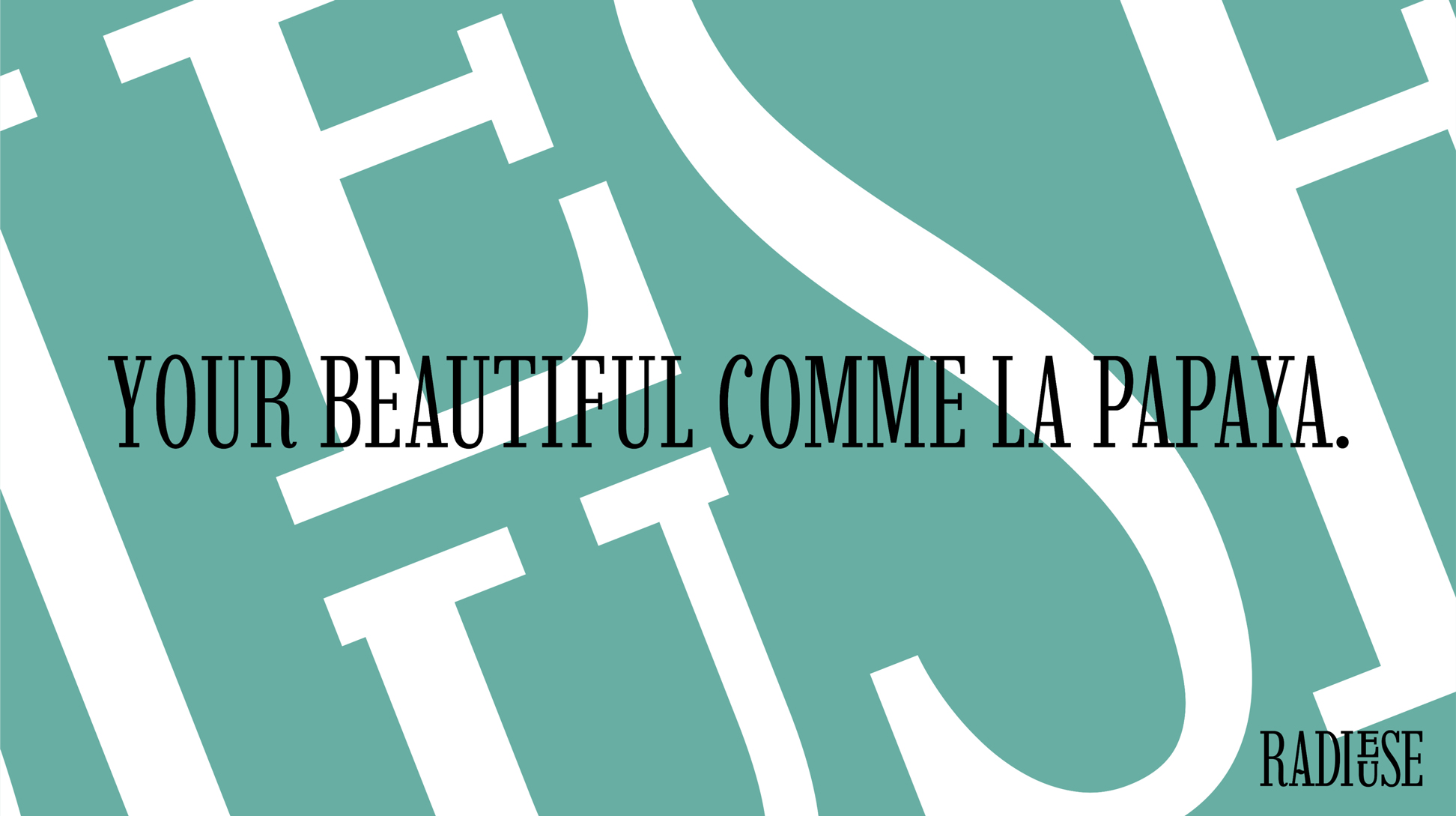 Branding Radieuse Cosmétiques