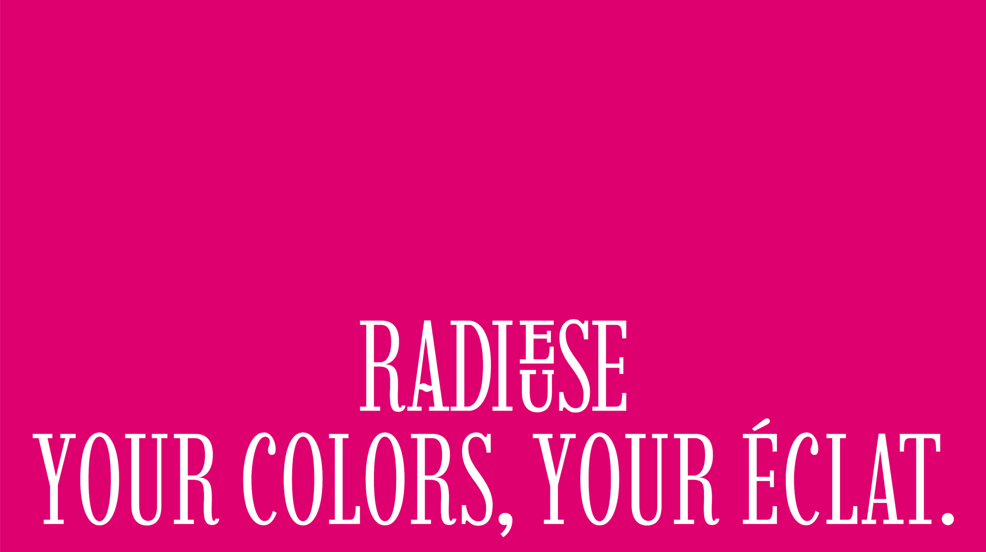 Branding Radieuse Cosmétiques