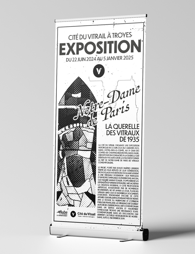 Kakémono déroulant de l'exposition
