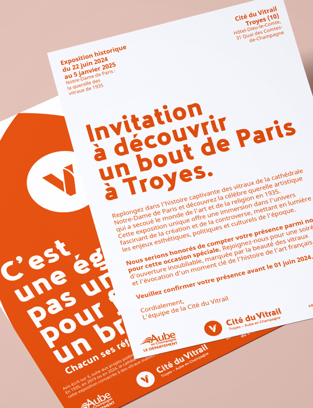 Flyers d'invitation