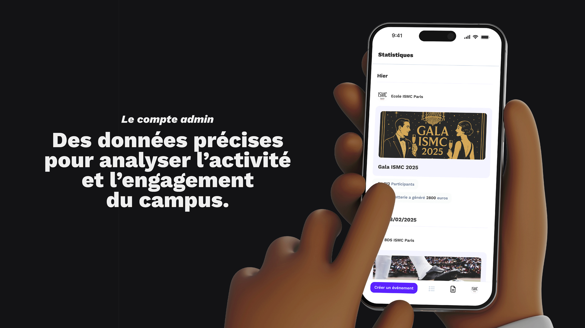 Des données précises pour analyser l'activité.