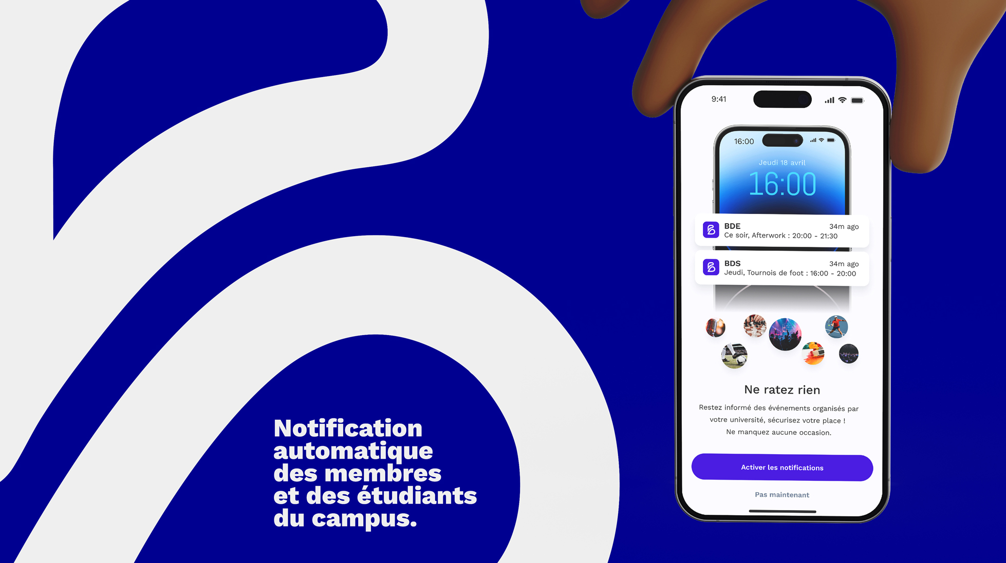 Notification automatique des membres.