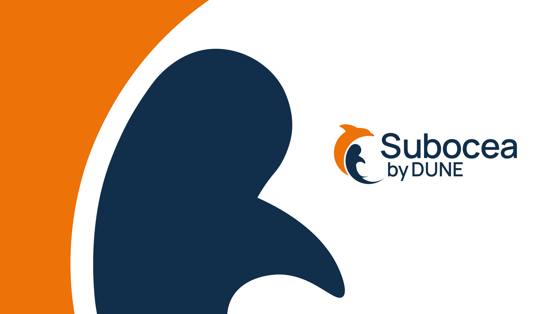 Composition graphique avec le logo Subocea by Dune