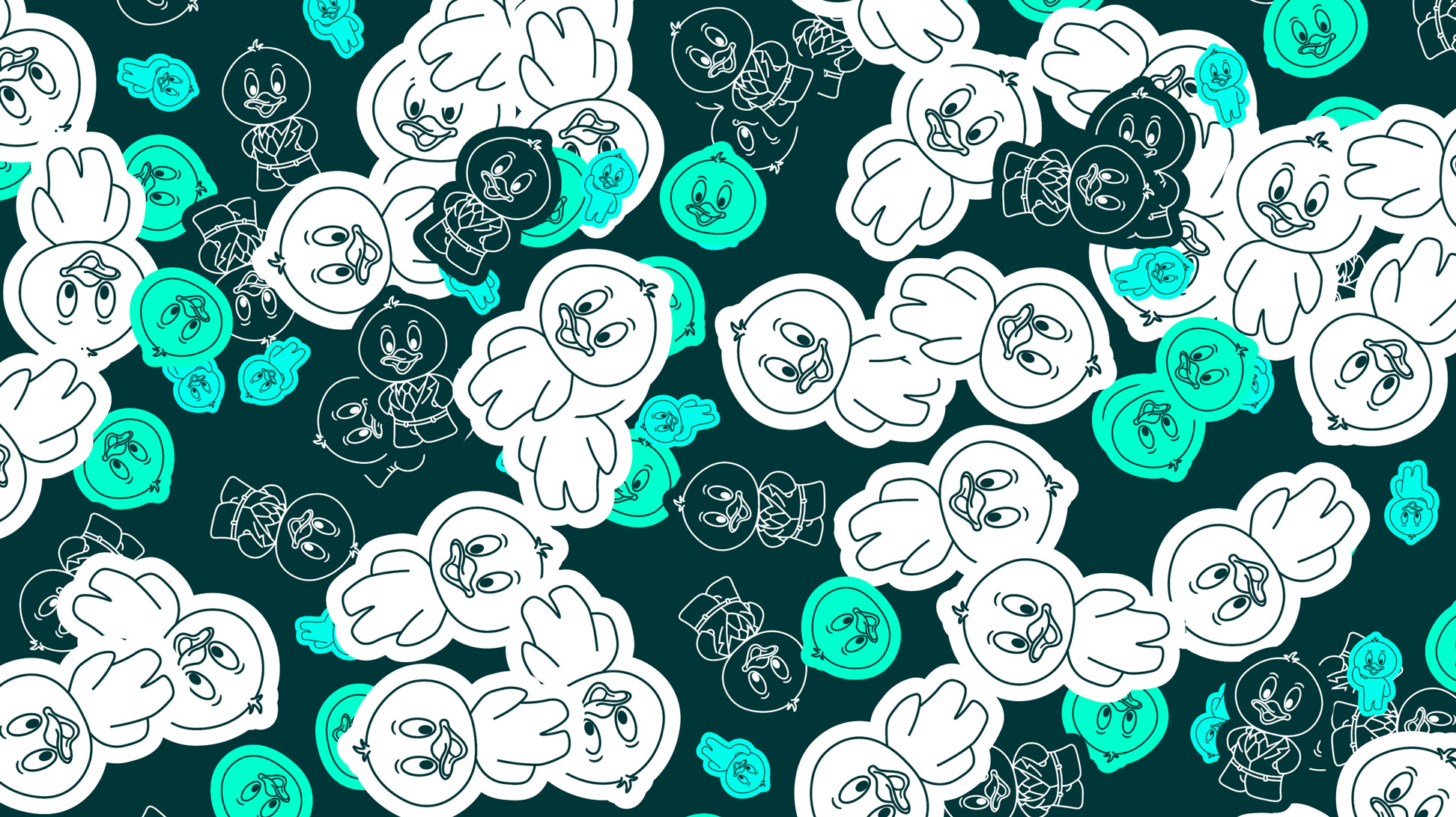 Stickers mascotte Likuidz