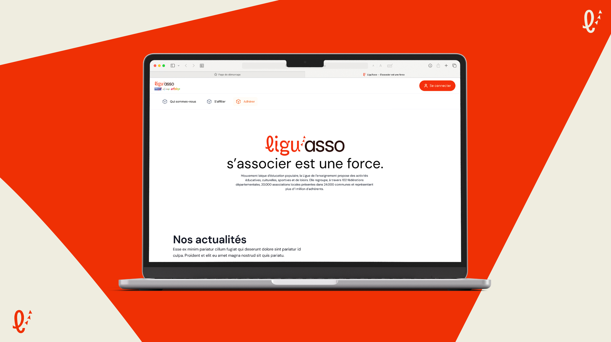 Extrait de la plateforme Ligu'asso sur le web.