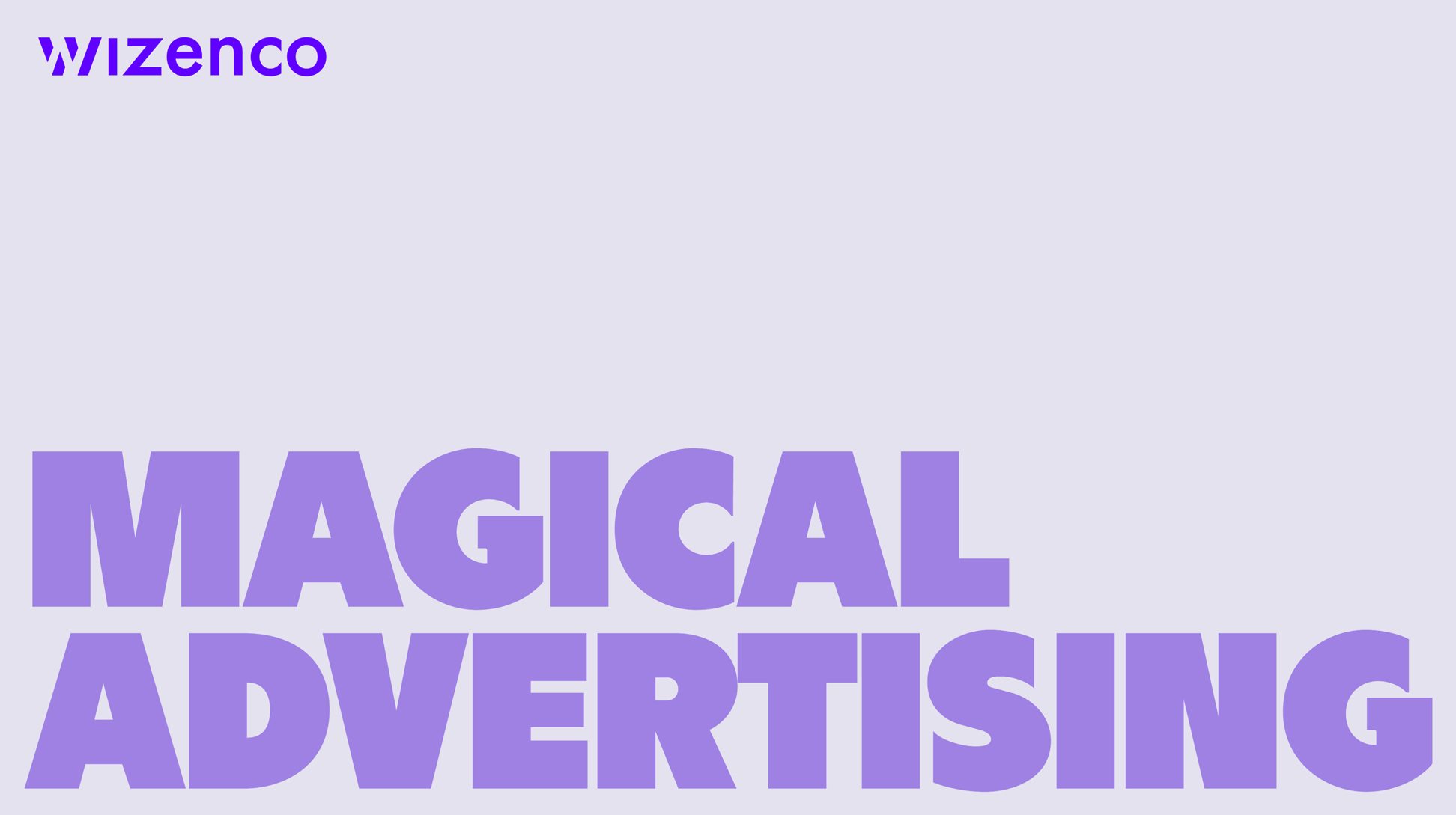 Magical Advertising. Wizenco