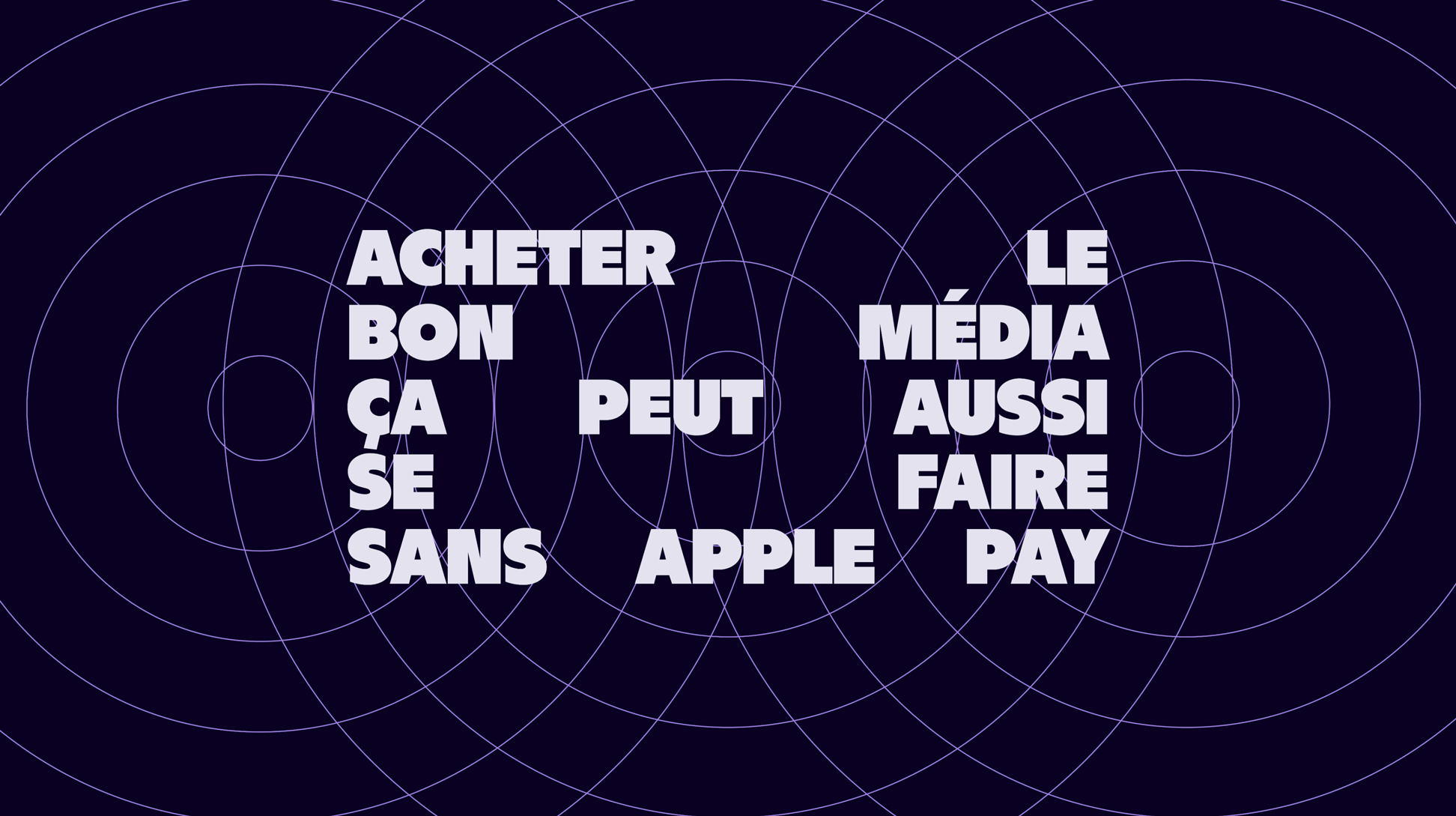 Copywriting : Acheter le bon média ça peut aussi se faire sans Apple Pay.